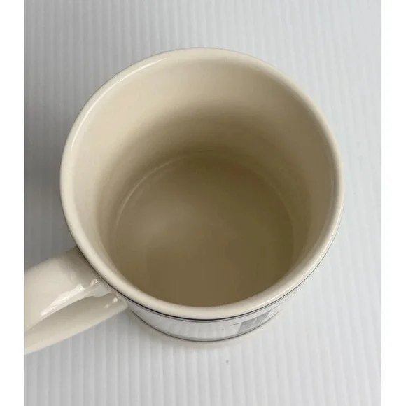 Threshold Stoneware Monogram B Coffee Mug White Black Letter - Picture 6 of 7